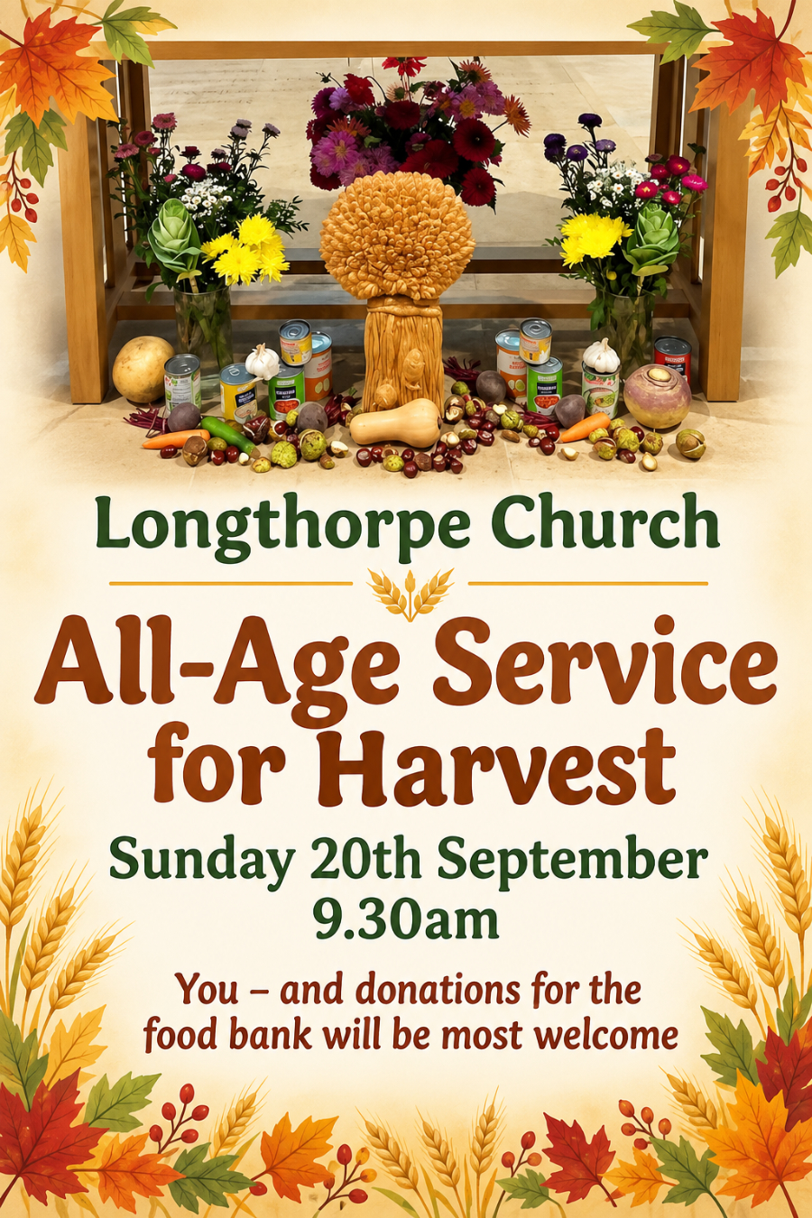 Harvest Festival  Flyer