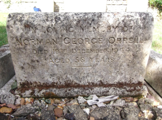 Norman Orrell's memorial